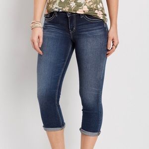 Silver Jeans Co. Suki Mid-Rise Capri